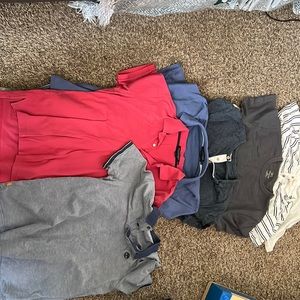 7 shirts, mens medium.